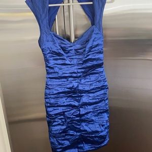 Electric blue Nicole Miller dress